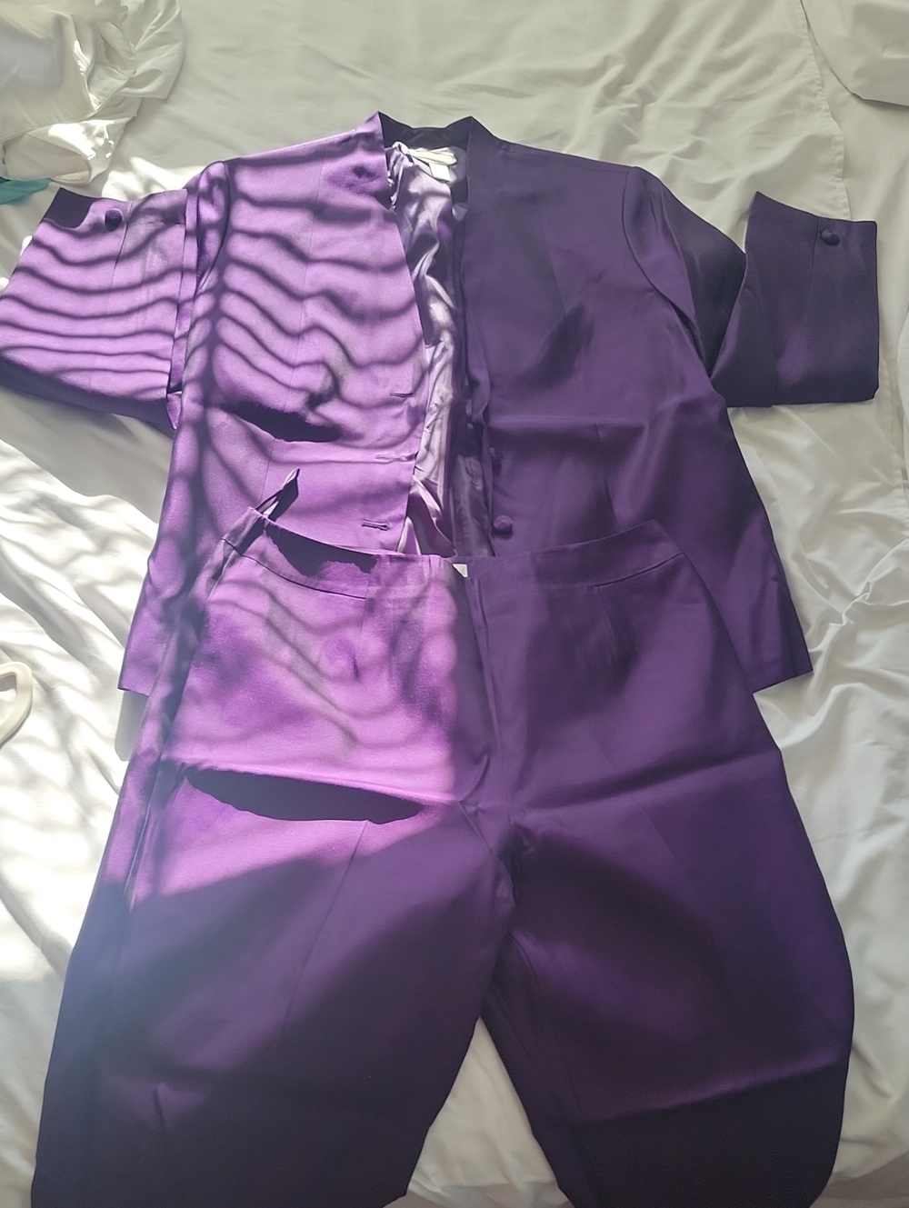 Talbots Purple Women's Tailored Pantsuit